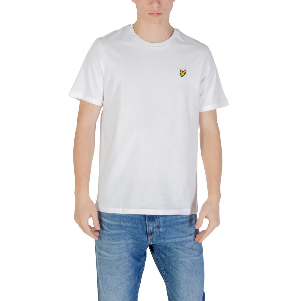 Lyle & Scott Weißes Baumwoll-T-Shirt
