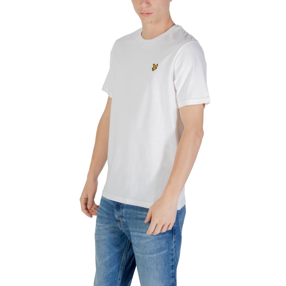 Lyle & Scott Weißes Baumwoll-T-Shirt