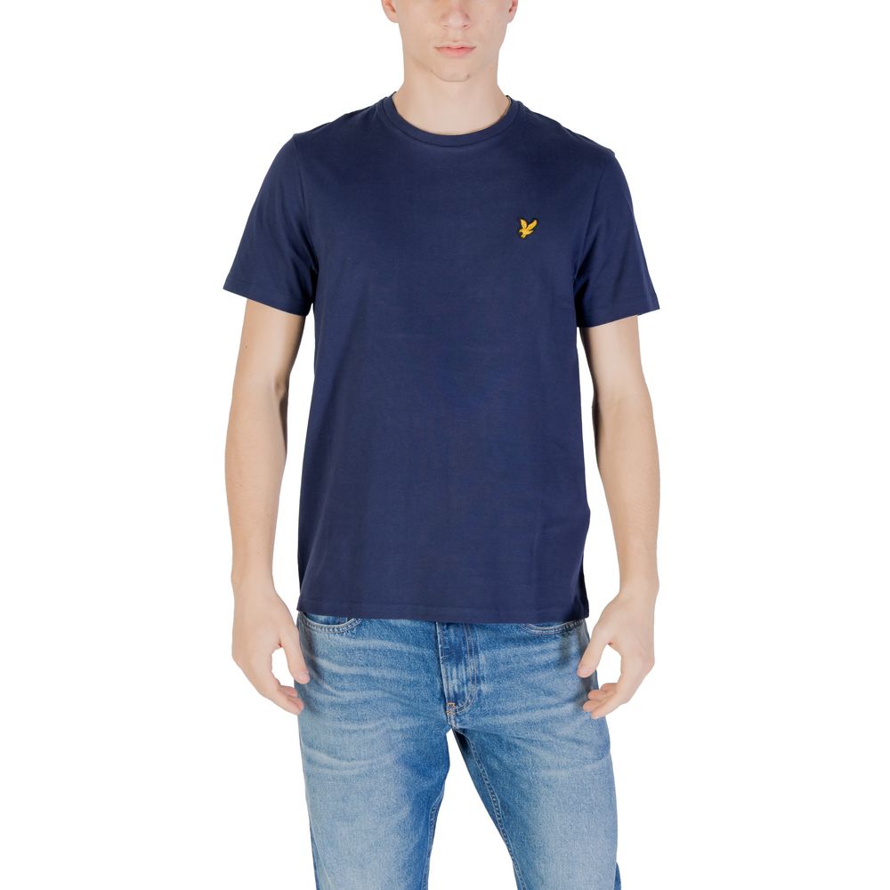 Lyle & Scott Blaues Baumwoll-T-Shirt