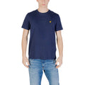 Lyle & Scott Blaues Baumwoll-T-Shirt