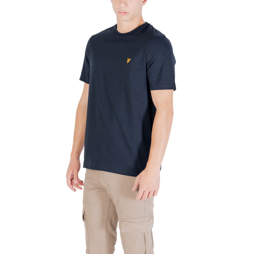 Lyle & Scott Blaues Baumwoll-T-Shirt