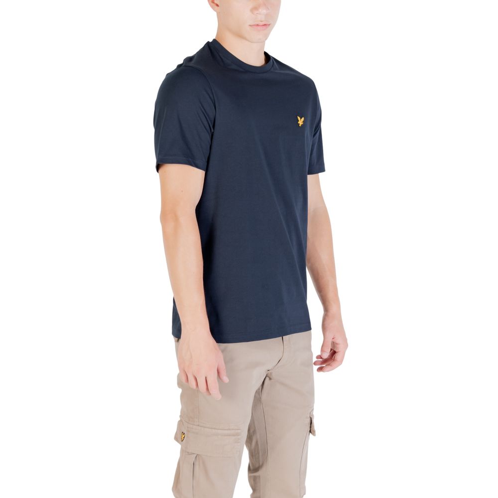 Lyle & Scott Blaues Baumwoll-T-Shirt