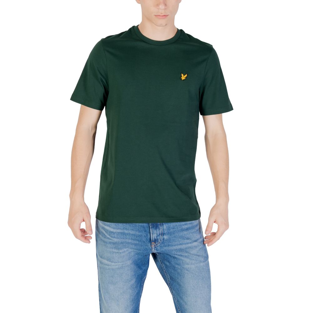 Lyle & Scott Grünes Baumwoll-T-Shirt