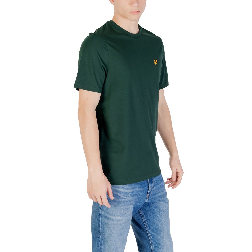 Lyle & Scott Grünes Baumwoll-T-Shirt