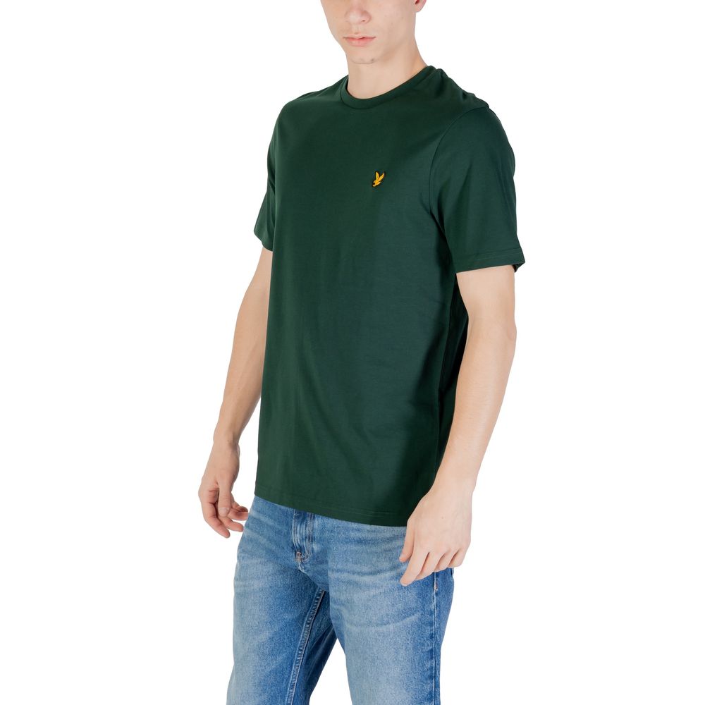 Lyle & Scott Grünes Baumwoll-T-Shirt