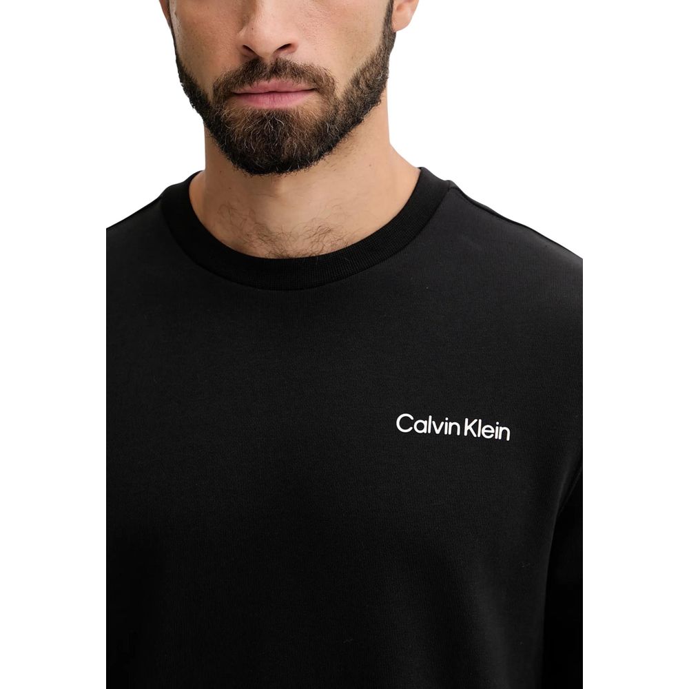 Calvin Klein Sport Schwarzer Baumwoll-Sweatshirt