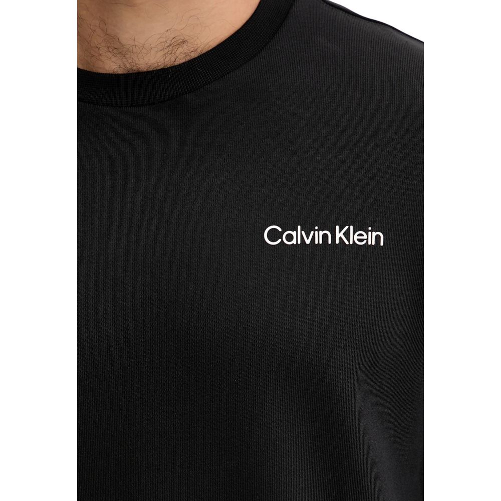 Calvin Klein Sport Schwarzer Baumwoll-Sweatshirt