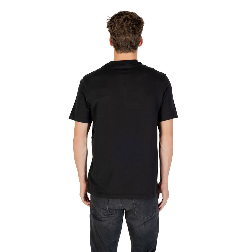 Calvin Klein Sport Schwarzes Baumwoll-T-Shirt