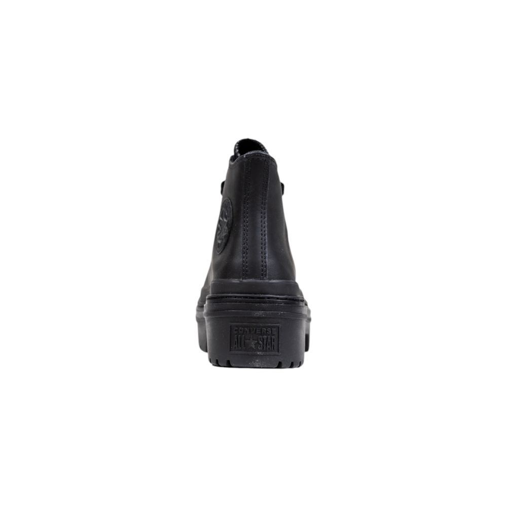 Converse Schwarze Leder-Stiefeletten