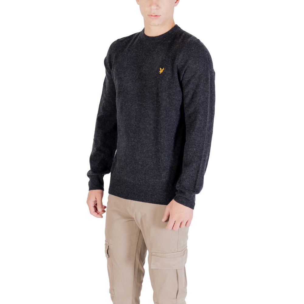 Lyle & Scott Schwarzer Nylon-Sweatshirt