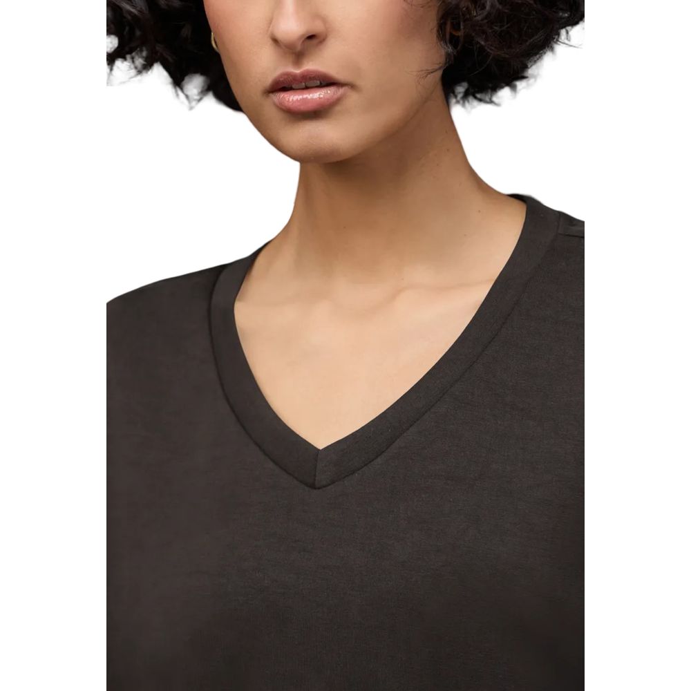 Street One Brauner Sweatshirt aus Modal