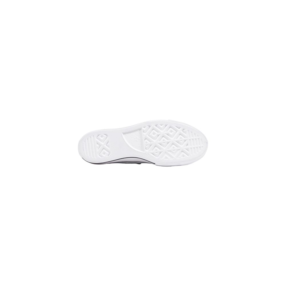 Converse Weiße Leder Plateau-Sneaker
