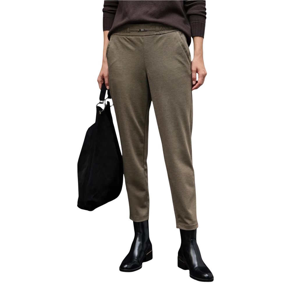 Street One Braune Freizeithose aus Polyester