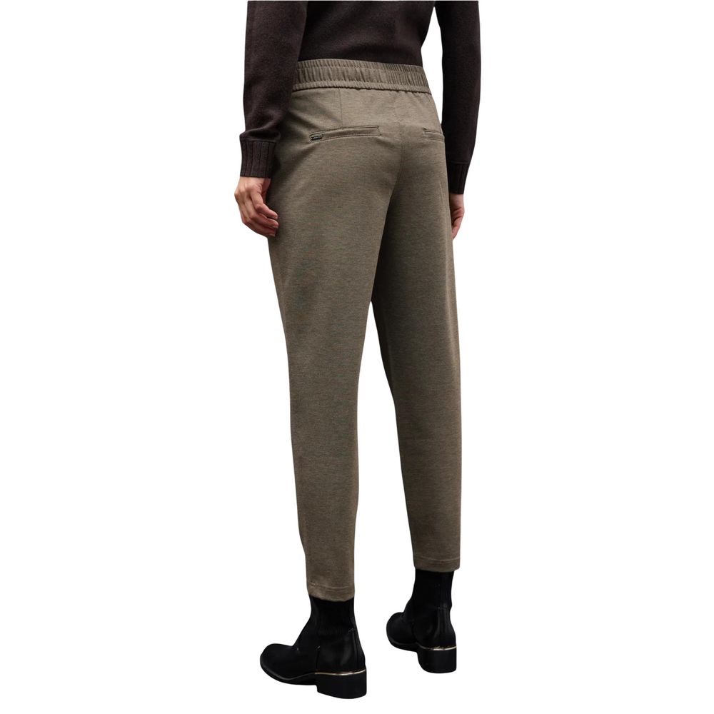 Street One Braune Freizeithose aus Polyester