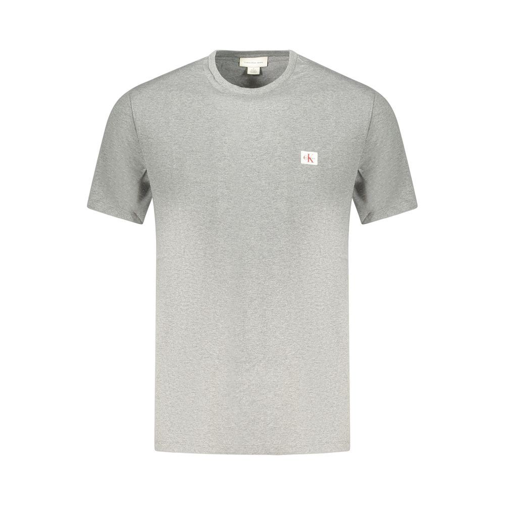 Calvin Klein Grigio Baumwoll-T-Shirt für Herren