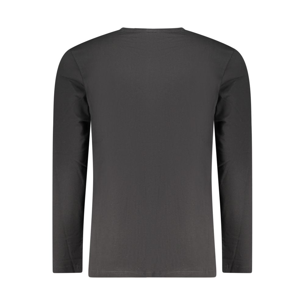 Hugo Boss Schwarzes Baumwoll-T-Shirt für Herren