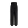 Max Mara Schwarze Triacetat-Anzughose