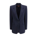 Max Mara Blauer Triacetat-Blazer