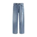 Diesel Blaue Baumwolljeans im Relaxed Fit