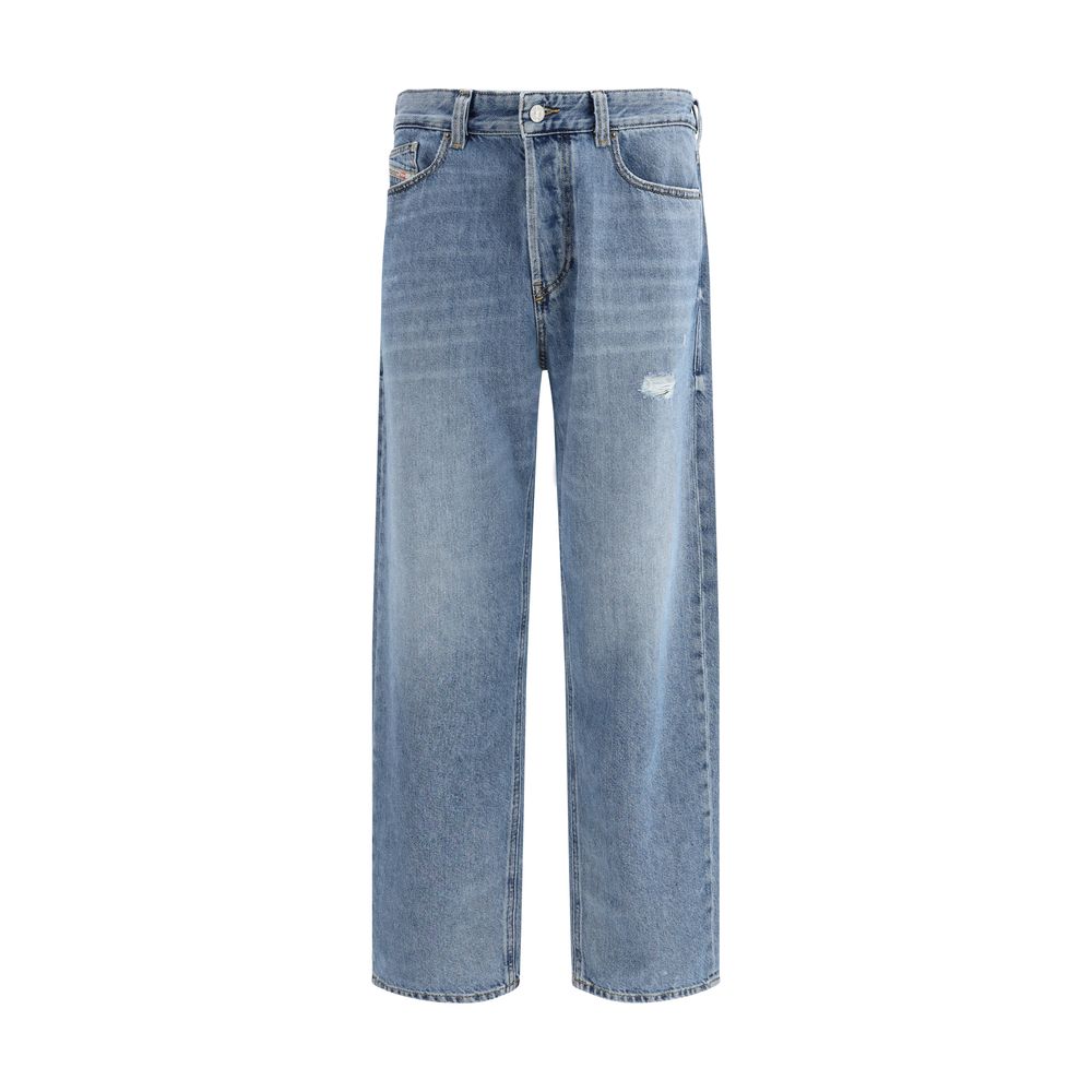 Diesel Blaue Baumwolljeans im Relaxed Fit