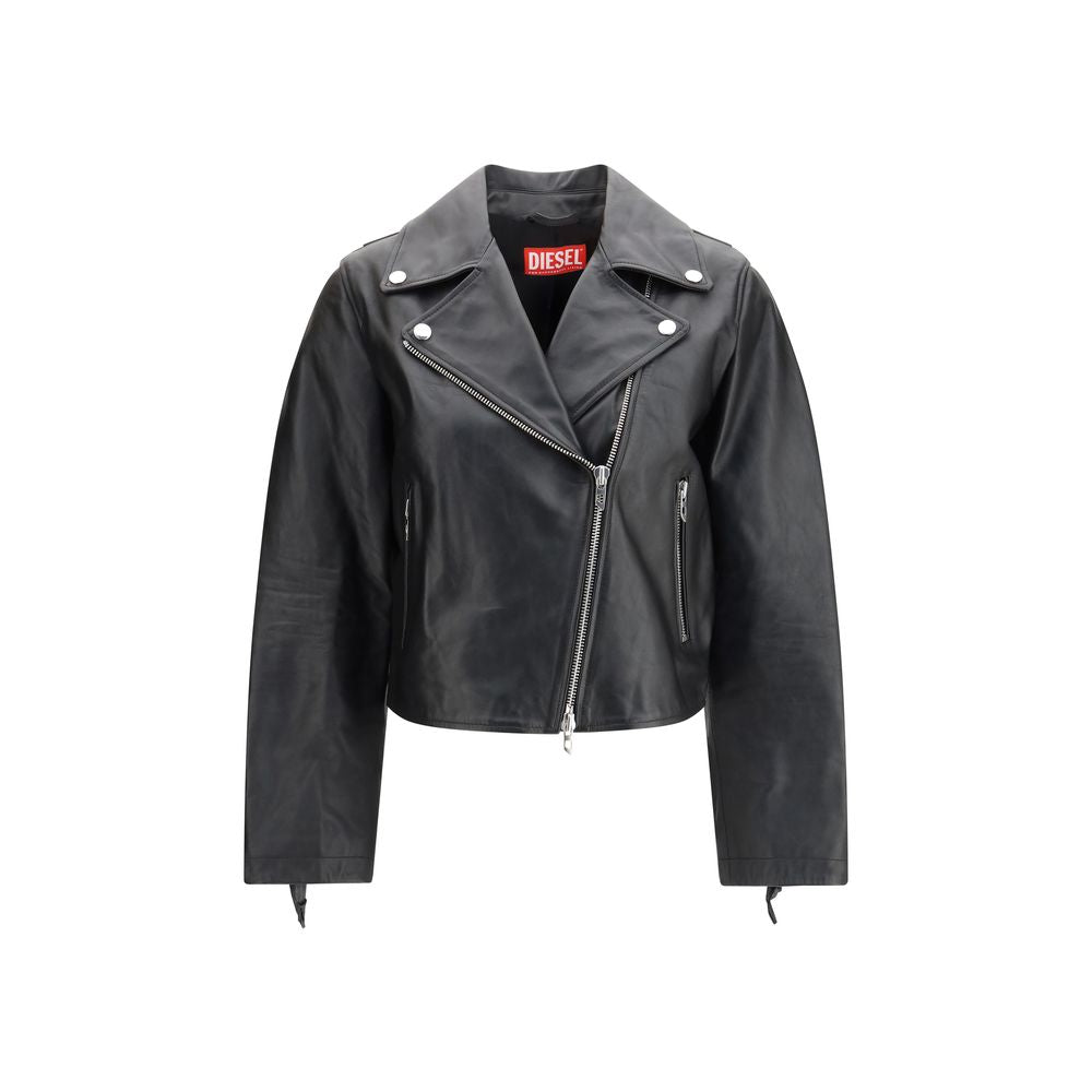 Diesel Schwarze Lederjacke