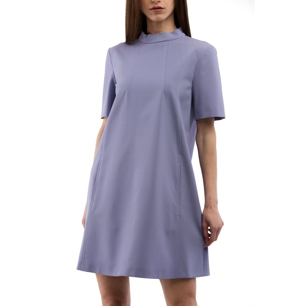 Moschino Violettes Polyester-Freizeitkleid