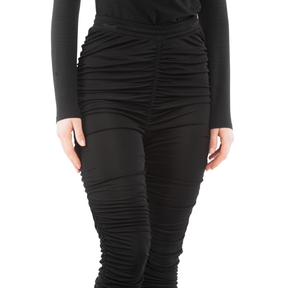 Moschino Schwarze Freizeithose aus Viskose