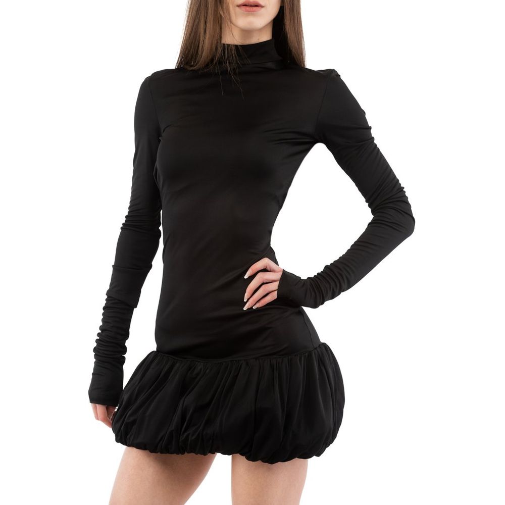 Moschino Schwarzes Viskose-Freizeitkleid