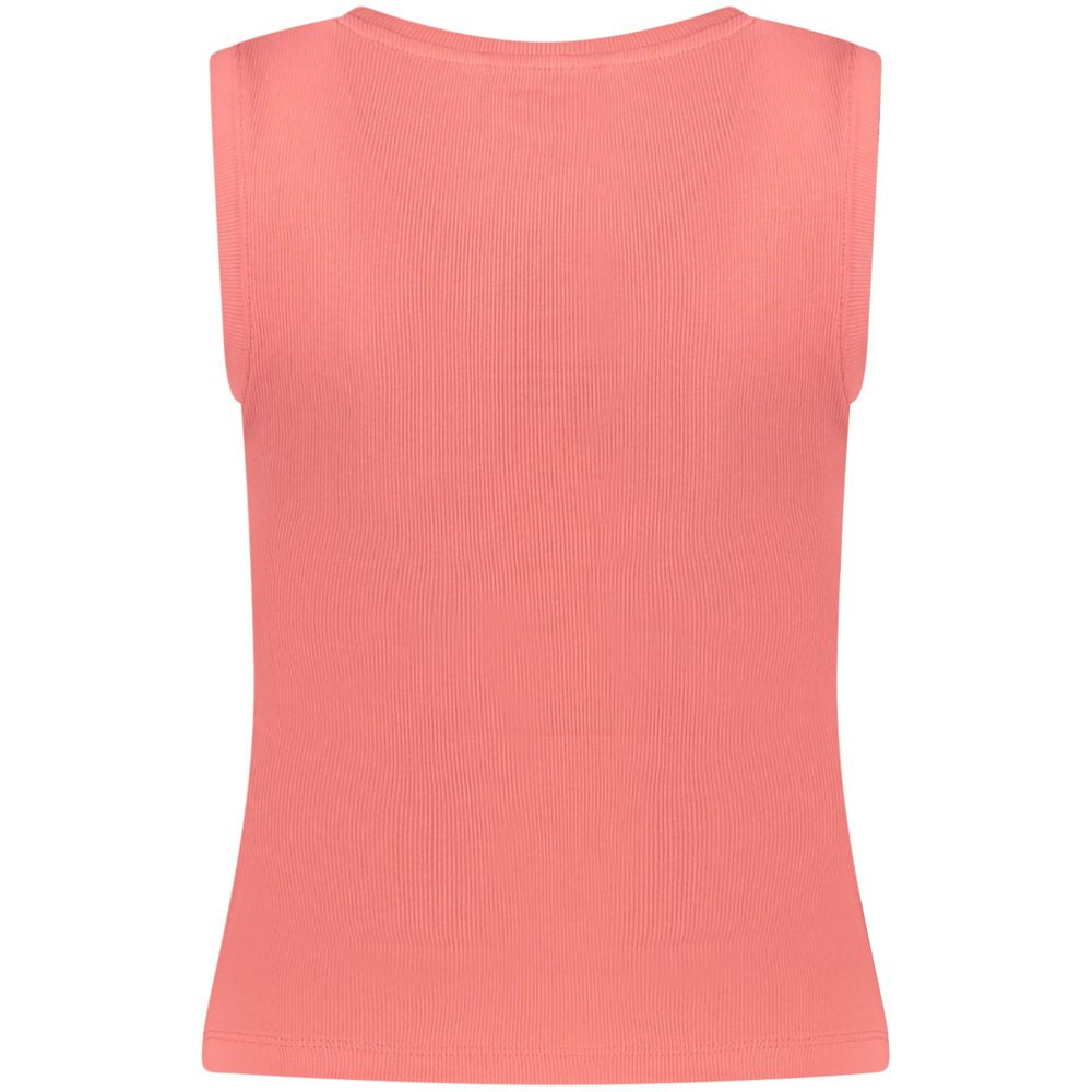 Tommy Hilfiger Damen-Tanktop aus rosafarbenem Baumwoll-Jersey
