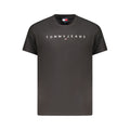 Tommy Hilfiger Schwarzes Baumwoll-T-Shirt für Herren