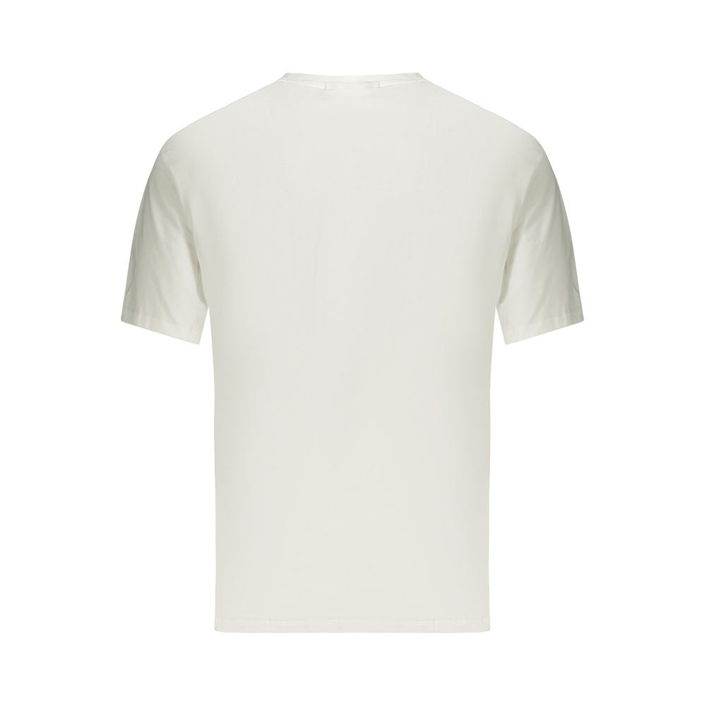 Calvin Klein Weißes Baumwoll-T-Shirt für Herren
