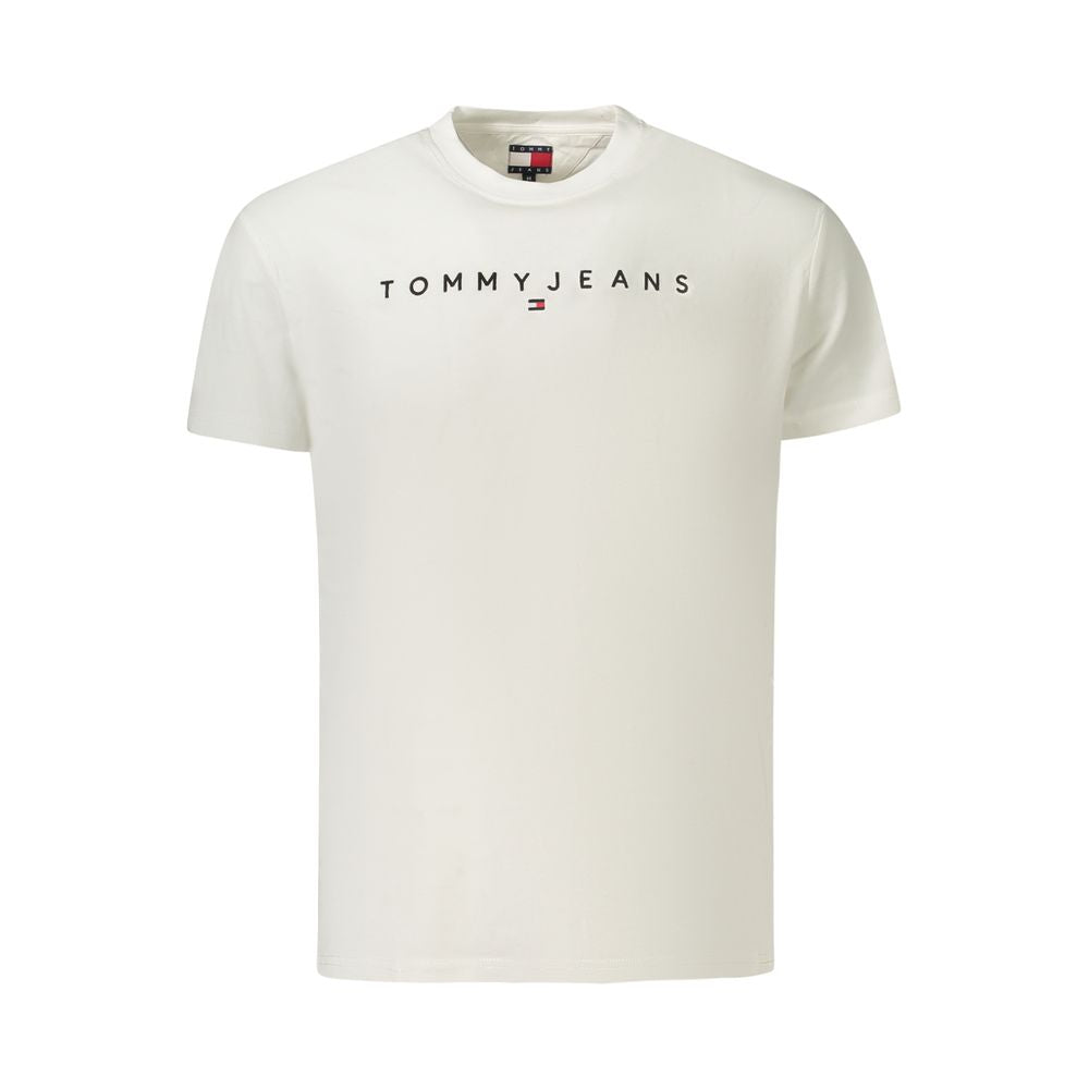 Tommy Hilfiger Weißes Baumwoll-T-Shirt für Herren