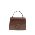 PINKO Schultertasche aus braunem Lammleder Ovis Aries Aries