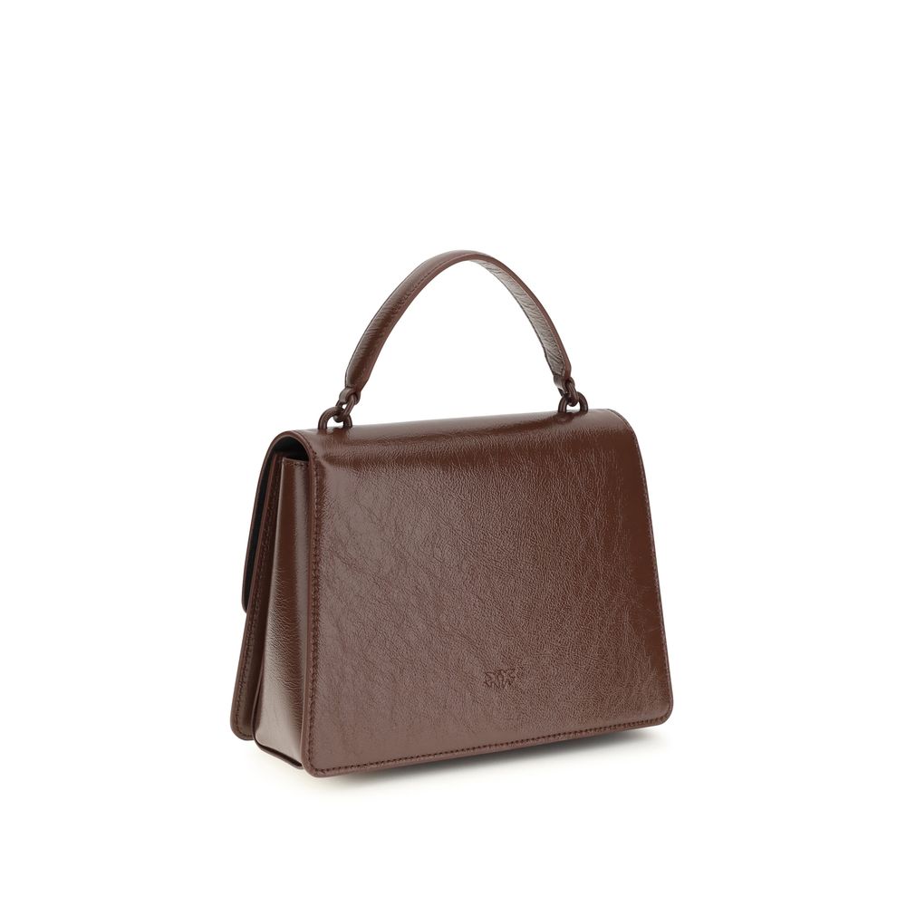 PINKO Schultertasche aus braunem Lammleder Ovis Aries Aries