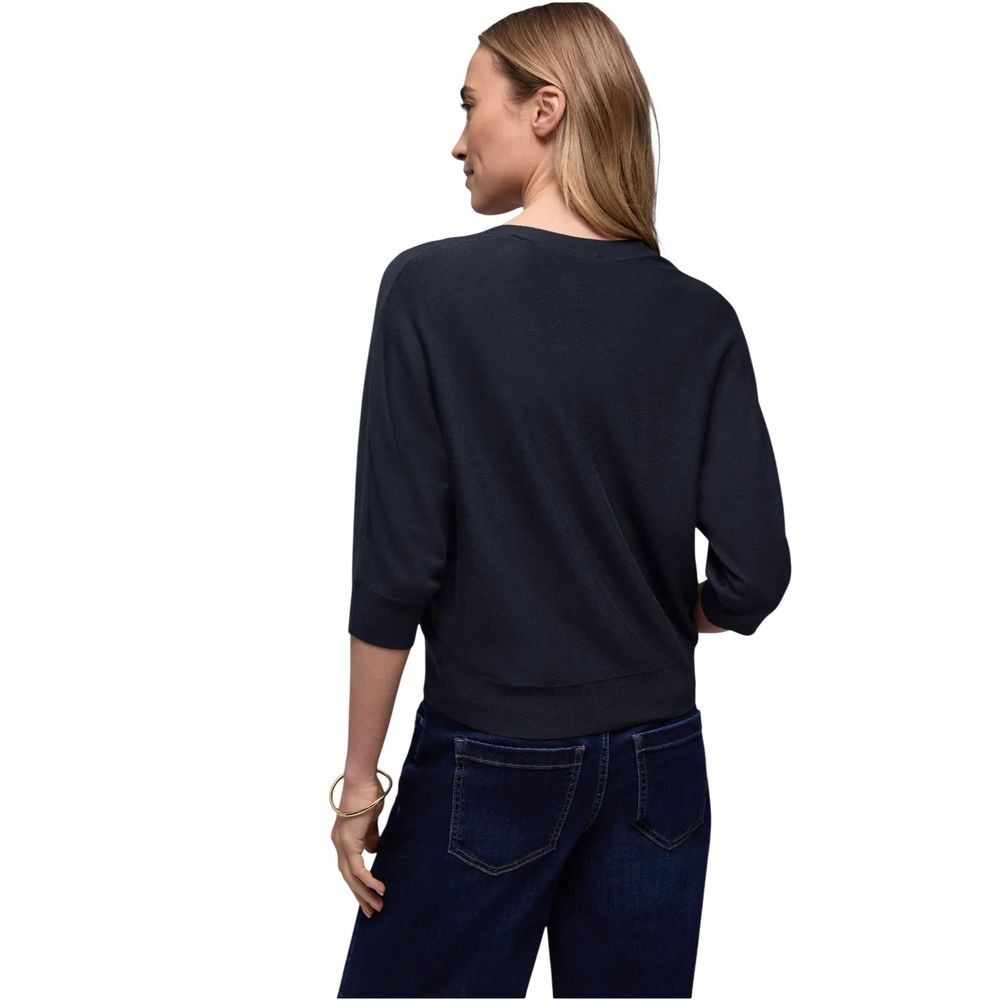 Street One Blauer Cardigan aus Viskose