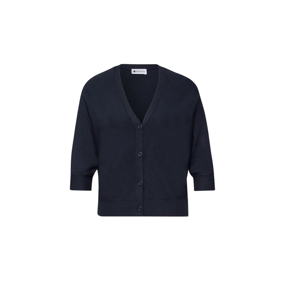 Street One Blauer Cardigan aus Viskose