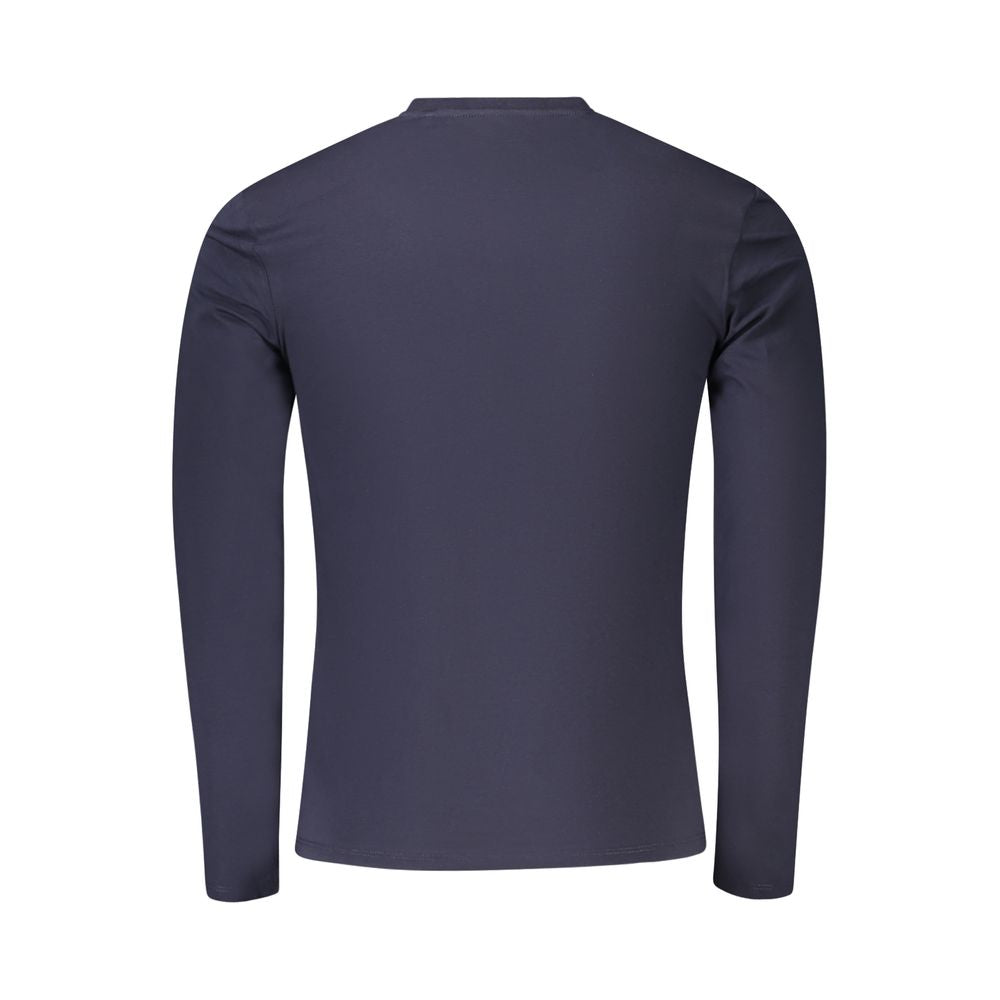 Guess Jeans Blaues Bio-Baumwoll-T-Shirt für Herren