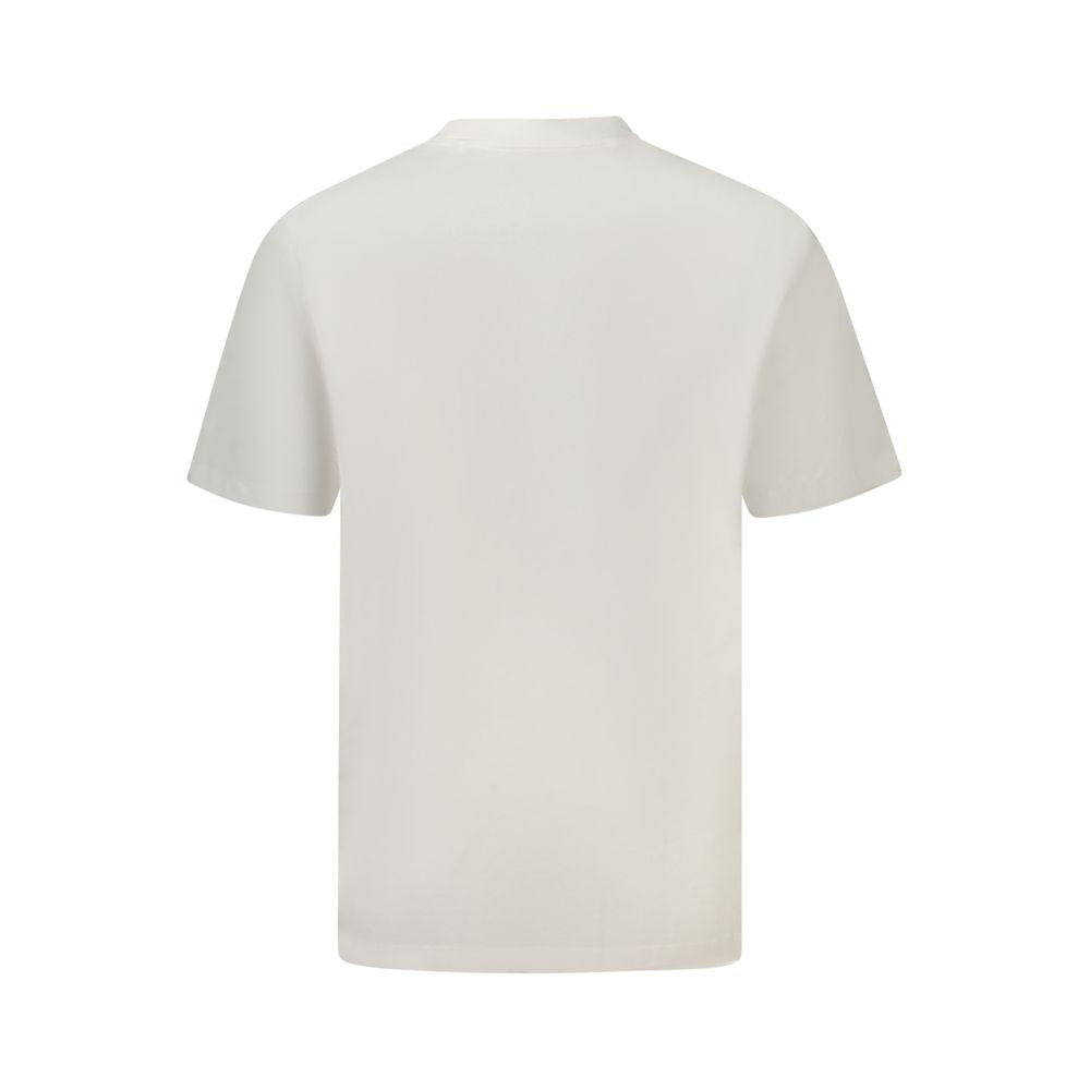 Guess Jeans Bianco Herren-T-Shirt aus Bio-Baumwolle
