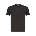 Guess Jeans Schwarzes Herren-T-Shirt aus Bio-Baumwolle