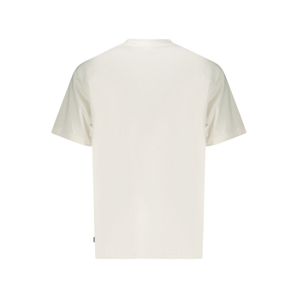 Guess Jeans Weißes Baumwoll-T-Shirt für Herren