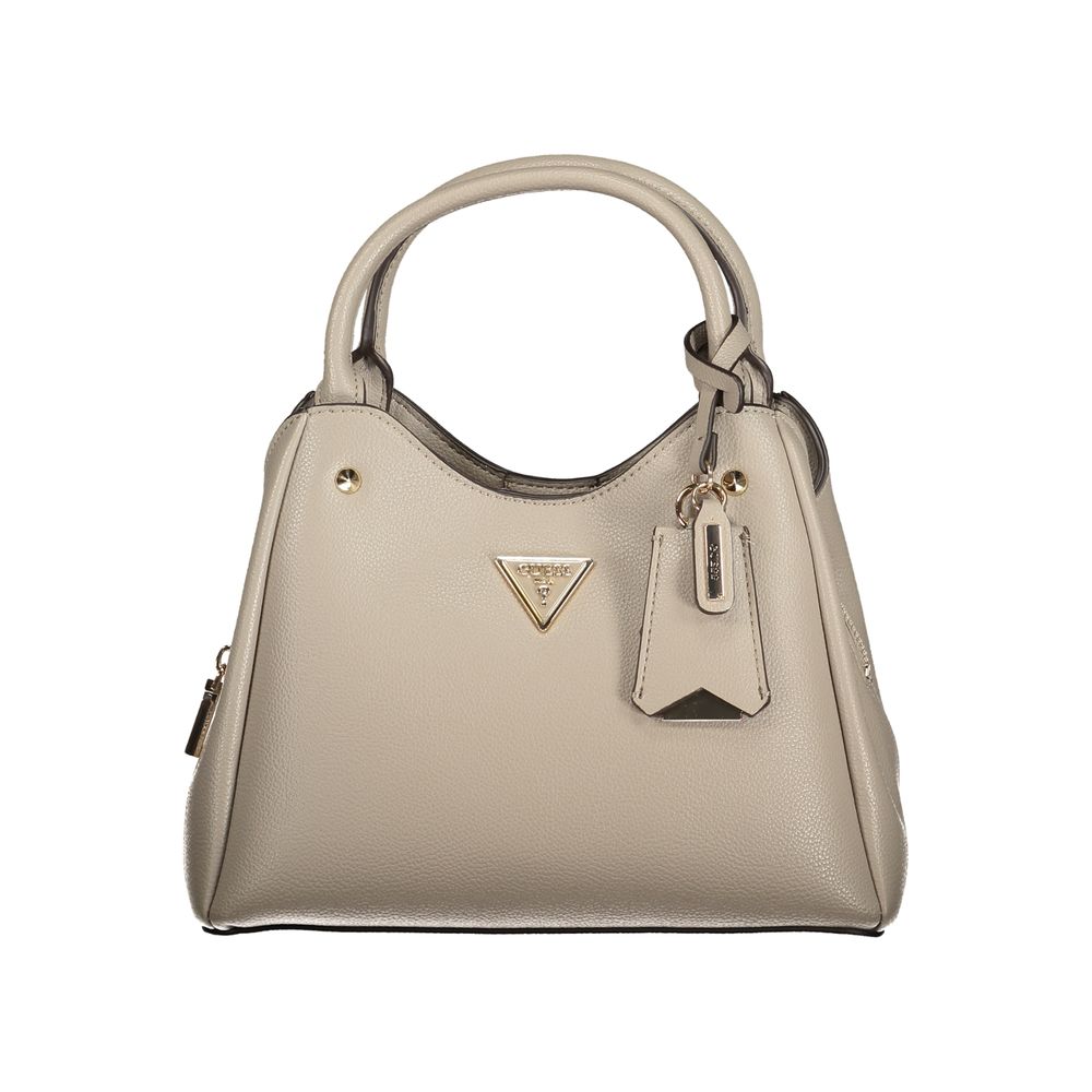 Guess Jeans Grigio Polyurethan Handtasche für Damen