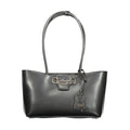 Guess Jeans Schwarze Handtasche aus Polyethylen