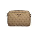 Guess Jeans Damen-Handtasche aus beigem Polyurethan