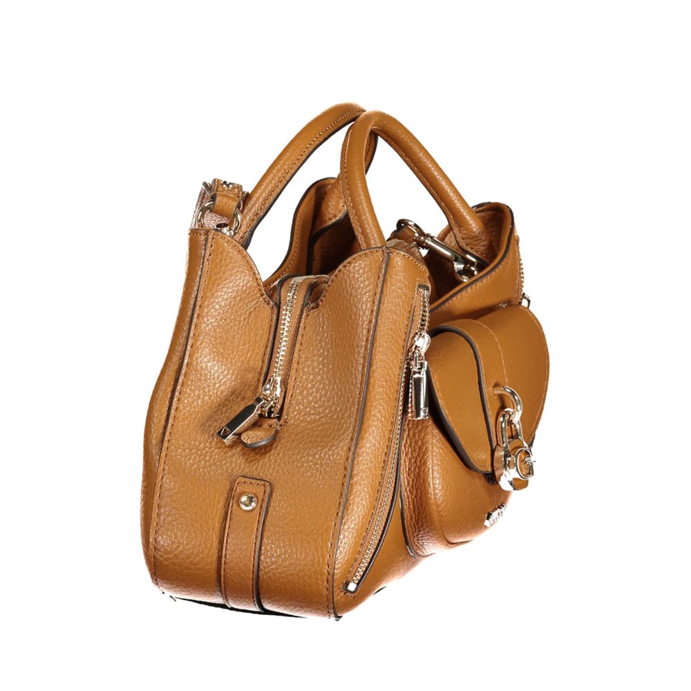 Guess Jeans Braune Handtasche aus Polyethylen