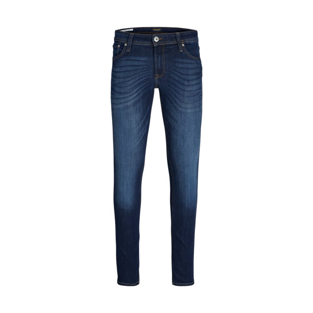 Jack Jones Blaue Baumwoll-Skinny-Jeans