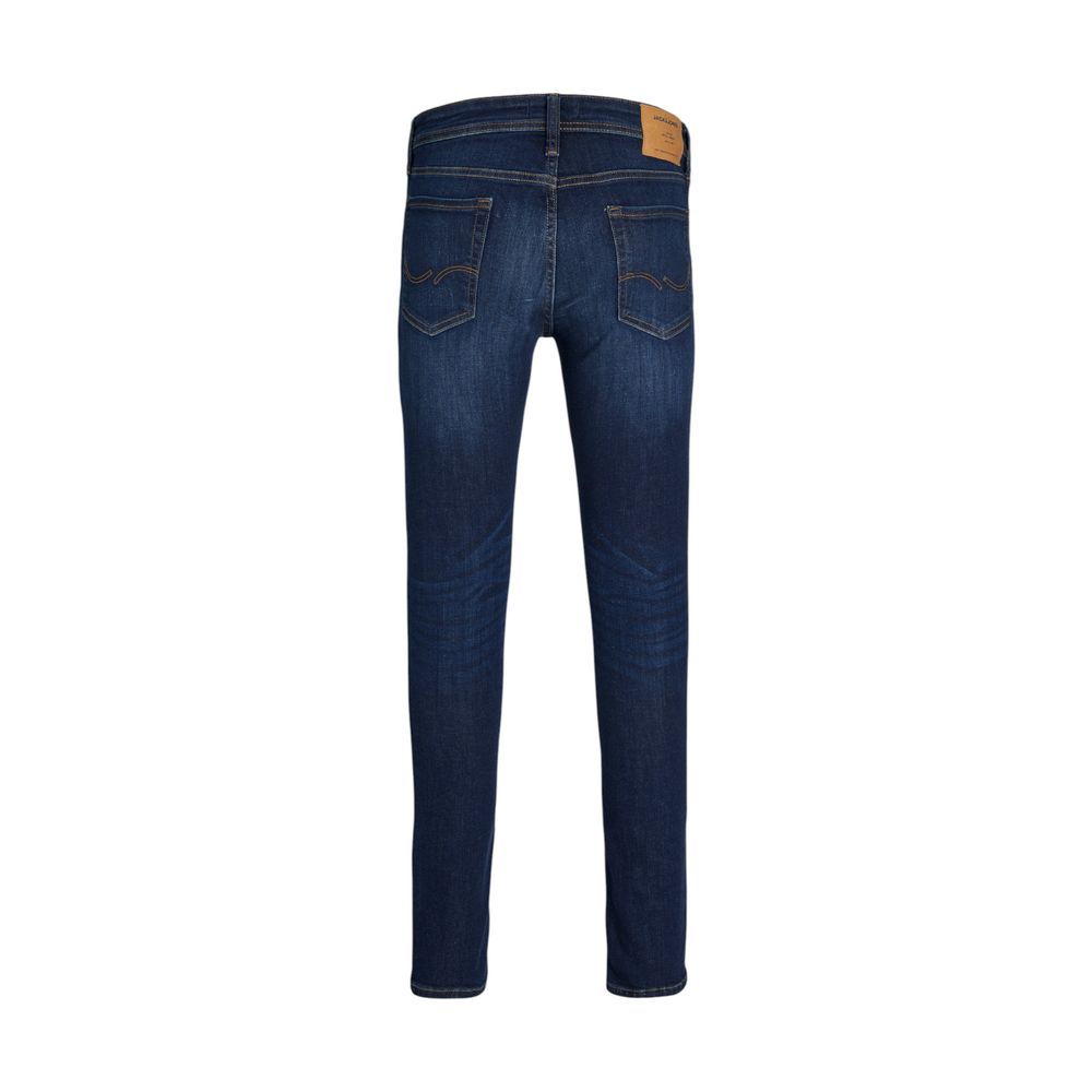 Jack Jones Blaue Baumwoll-Skinny-Jeans