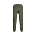 Jack Jones Grüne Baumwoll-Röhrenjeans