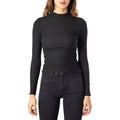 Only Schwarzer Rollkragenpullover aus Polyester