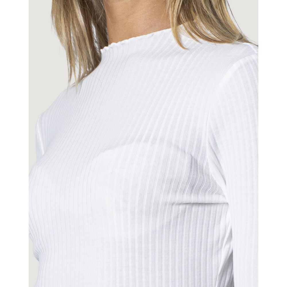 Only Weißer Rollkragenpullover aus Polyester