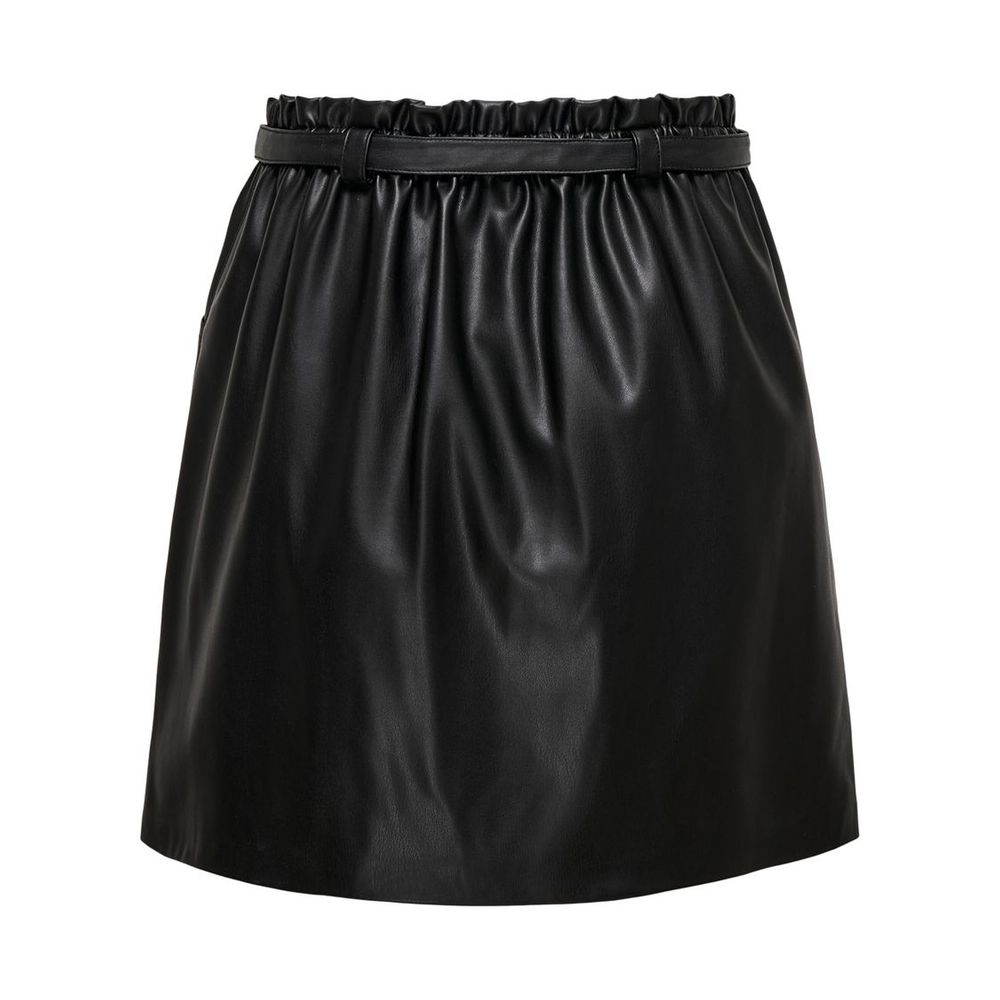 Only Schwarzer Minirock aus Polyester